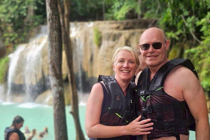 Erawan Waterfall & River Kwai: Full-Day Kanchanaburi Private Tour from Bangkok photo 1