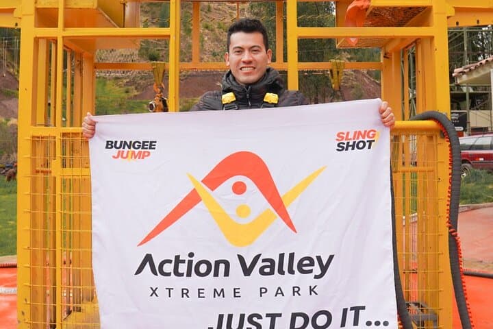 128m Bungee Jump at Action Valley (Poroy) — Cusco Adrenaline Experience