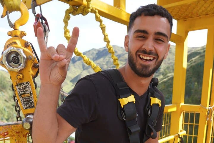 128m Bungee Jump at Action Valley (Poroy) — Cusco Adrenaline Experience photo 3