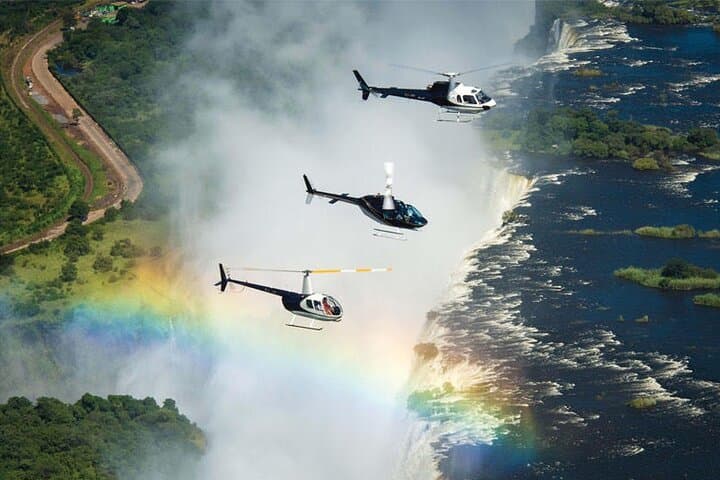 Victoria Falls Helicopter Tour: 30-Min Scenic Flight Over Zambezi & Batoka Gorge
