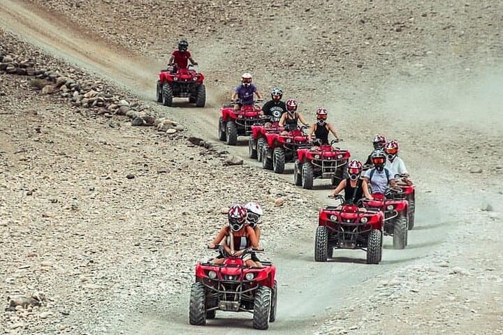 Agafay Desert Dinner, Quad Bike and Sunset Camel Ride from Marrakech
