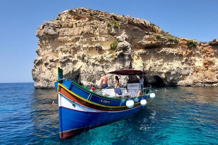 Private Boat Charter to Comino Blue Lagoon & Caves — 3-Hour Trip from Malta or Gozo photo 3