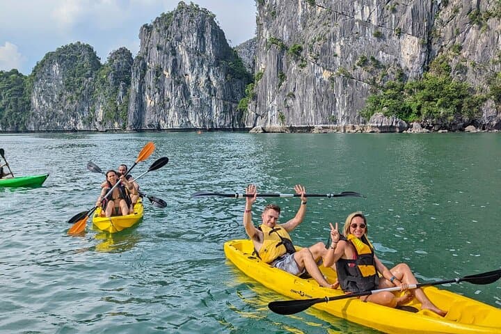 Lan Ha Bay Luxury Serenity Cruise: Kayak, Swim & Bike to Viet Hai from Cat Ba photo 5