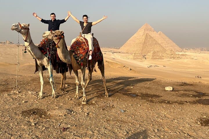 Giza Pyramids & Great Sphinx Private Tour — Camel Ride and Saqqara Highlights
