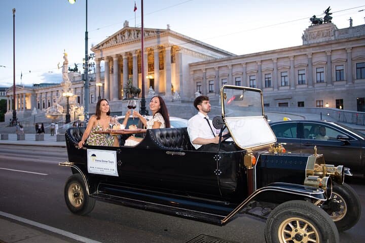 Vienna Candlelit Oldtimer Dinner: 90-Min Night Tour Through Imperial Sights photo 3