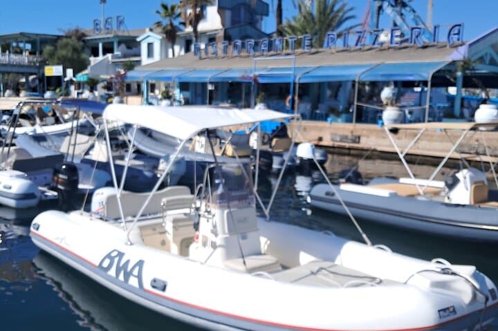Explore Gulf of Orosei by BWA 19 Sport GT—Full-Day Dinghy Rental to Cala Goloritzé & Cala Mariolu