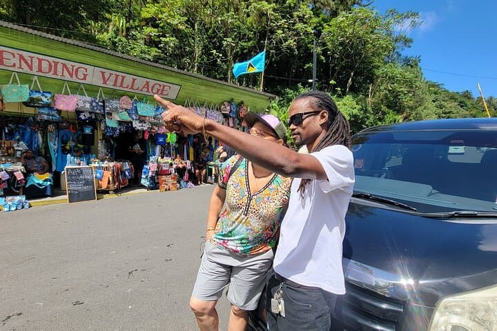 Private St Lucia Island Tour — Pitons, Waterfall & Village Highlights photo 3