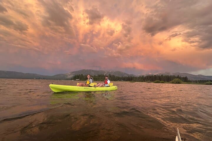 Sunset Kayak Experience on Lake Tahoe: Glide Through Twilight Waters photo 4