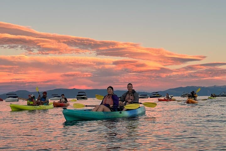 Sunset Kayak Experience on Lake Tahoe: Glide Through Twilight Waters photo 6