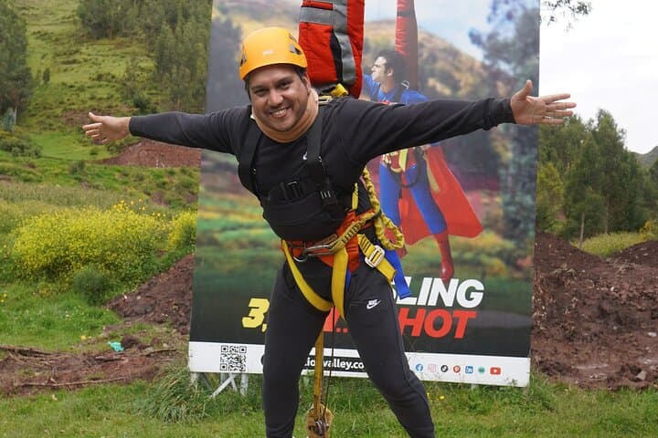 Slingshot o Superman: 130m Human Slingshot Experience Near Cusco photo 4