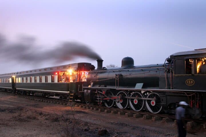 Royal Livingstone Express: Steam-Train Dinner to Victoria Falls Bridge