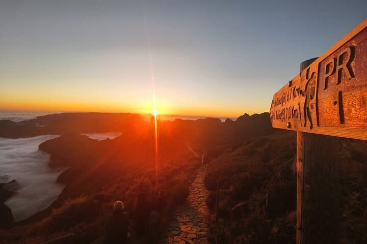 Sunset Hike to Pico do Arieiro: PR1 Stairway to Heaven at Dusk