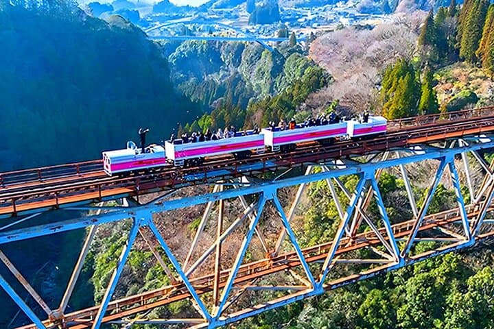 Takachiho Gorge Train Day Trip: Boats, Waterfalls & Mythic Caves photo 3