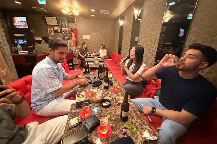Osaka Namba Nightlife Tour: Izakaya, Sake Tasting & Karaoke in Namba photo 3