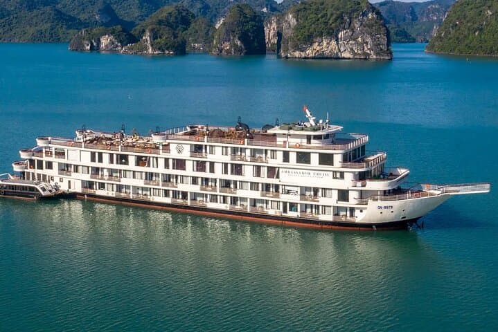 Halong Bay Ambassador Cruise — 2-Day, 1-Night Luxury Overnight on UNESCO Waters photo 2