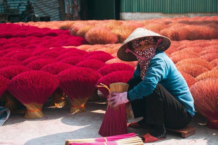 Hands-On in Hanoi: Half-Day Incense Village & Conical Hat Workshop photo 4