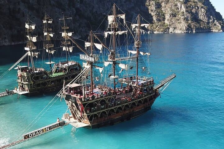 Pirate Boat Trip from Ölüdeniz: Full-Day Swim Stops to Blue Cave & Butterfly Valley