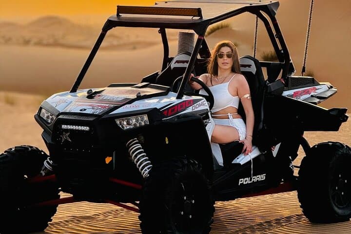 Dubai Dune Buggy Adventure: 1-Hour Off-Road Drive with Camel Ride & Sandboarding photo 2