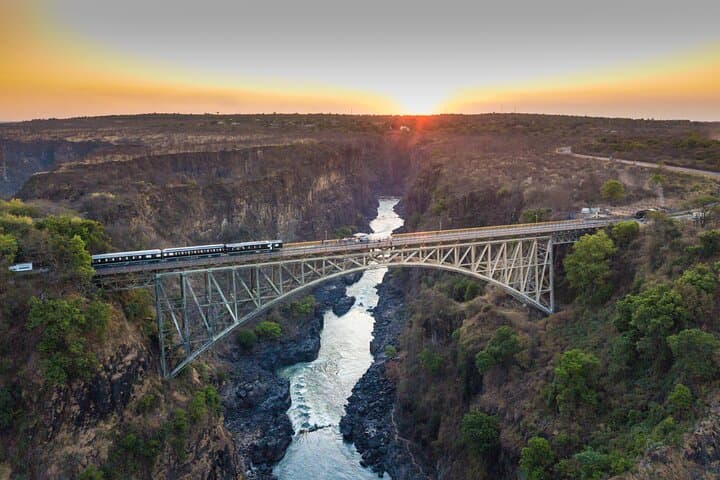 Luxury Train to Victoria Falls Bridge: Scenic 7-Course Gourmet Ride