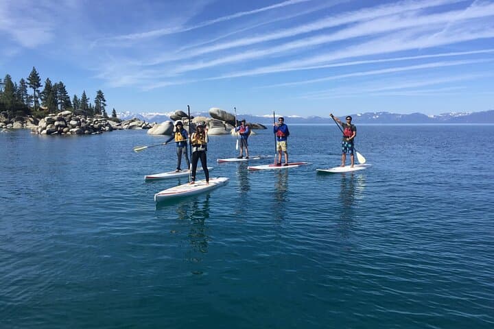 Morning Stand-Up Paddleboard Lesson on Lake Tahoe near Tahoe City photo 1