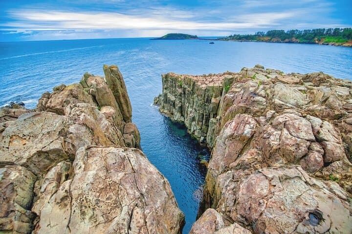 Kanazawa to Fukui: Tojinbo Cliffs, Oshima Shrine & Mikuni Port Coastal Tour