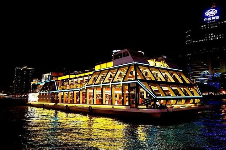Pearl River Night Cruise Guangzhou: Open-Air Deck Views at Haixinsha photo 4
