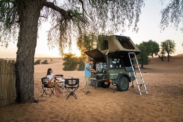 Overnight Sherpa Camp in Dubai Desert Conservation Reserve: Stargazing, Hawk Walk & Safari photo 1