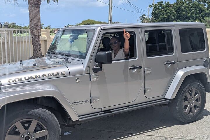 Antigua Private Jeep Adventure: Churches, Sugar Plantation & Long Bay Beach