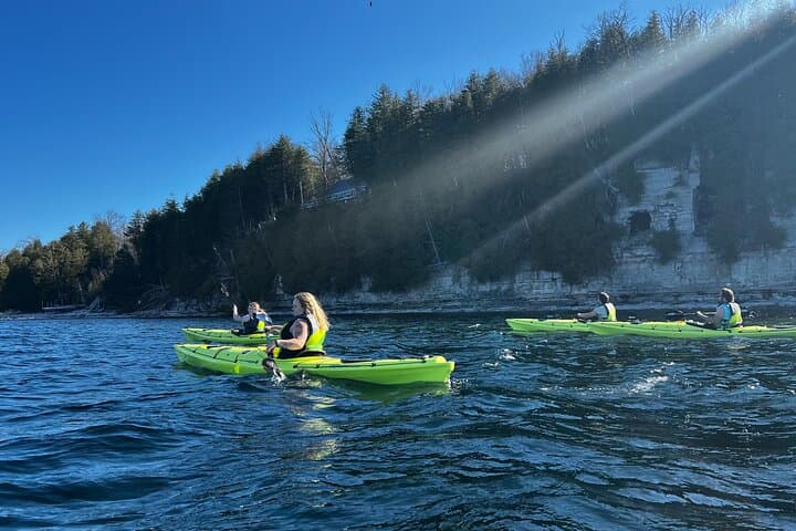 Sea Kayaking Door County: Guided Door Bluff Tours on Lake Michigan photo 4