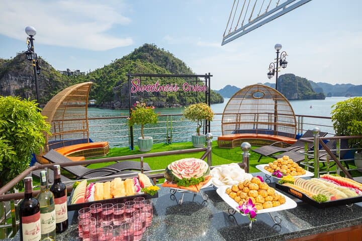 Sweetness Cruise Ha Long Bay — Kayak Sung Sot Cave, Swim Ti Top & Lunch photo 3