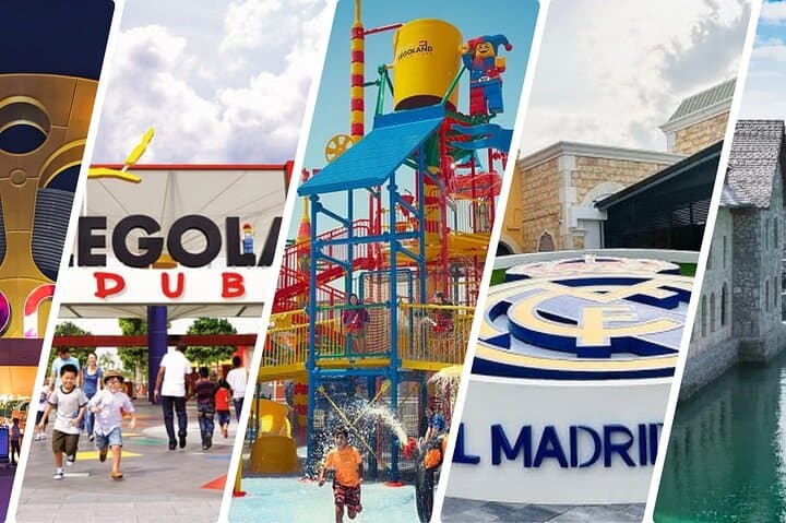 Dubai Parks & Resorts Any One Park Ticket — Motiongate, LEGOLAND, Real Madrid & Riverland