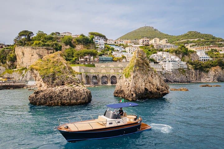 Amalfi Coast Boat Tour from Naples or Salerno with Swimming Stops photo 1
