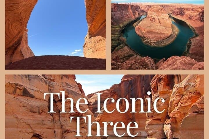 Page Day Trip: Horseshoe Bend, Antelope Canyon Boat Tour & Shell Cave