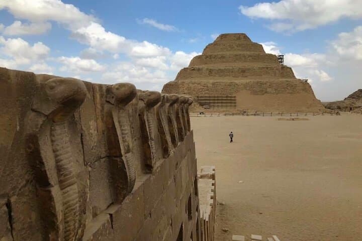 Private Giza Pyramids, Saqqara & Memphis Tour with Camel Ride