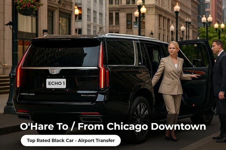 Private Luxury SUV Transfer Between Downtown Chicago and O'Hare & Midway Airports