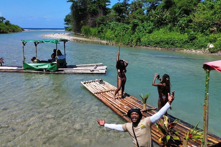 Great River Bamboo Rafting in Jamaica with Limestone Massage photo 4