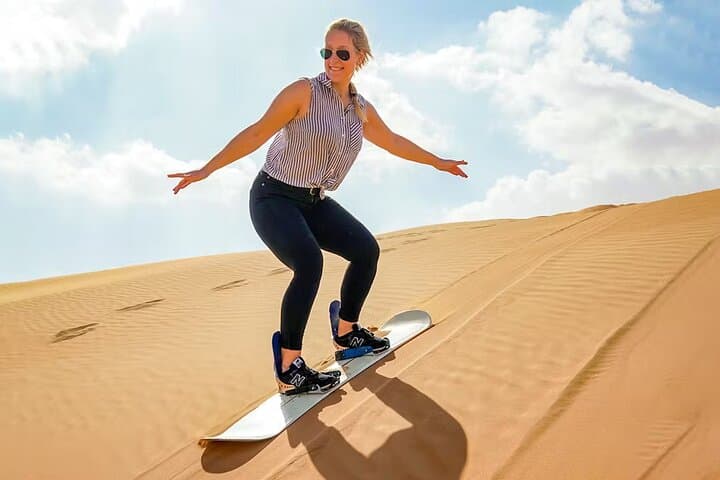 Dubai Morning Desert Safari: Camel Ride, Dune Bashing & Sandboarding photo 3
