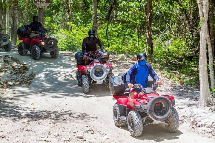Cozumel ATV to Jade Cavern & Dzul Ha Snorkel — Mud Trails, Tequila Tasting and Open-Bar Lunch