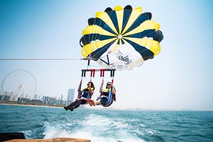 Parasailing Over Dubai: JBR Beach & Palm Jumeirah Sky Adventure photo 5