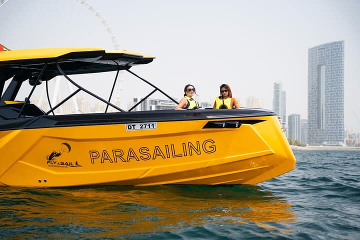 Parasailing Over Dubai: JBR Beach & Palm Jumeirah Sky Adventure photo 4
