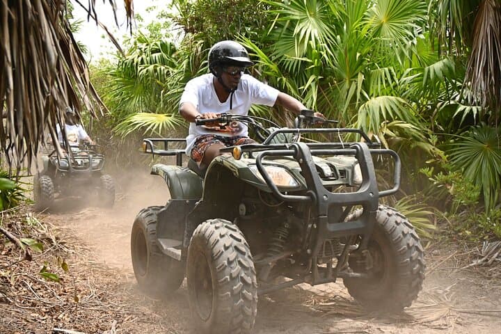 Drive and Glide: Airboat & ATV Jungle Adventure from Cancun to Isla Blanca photo 3