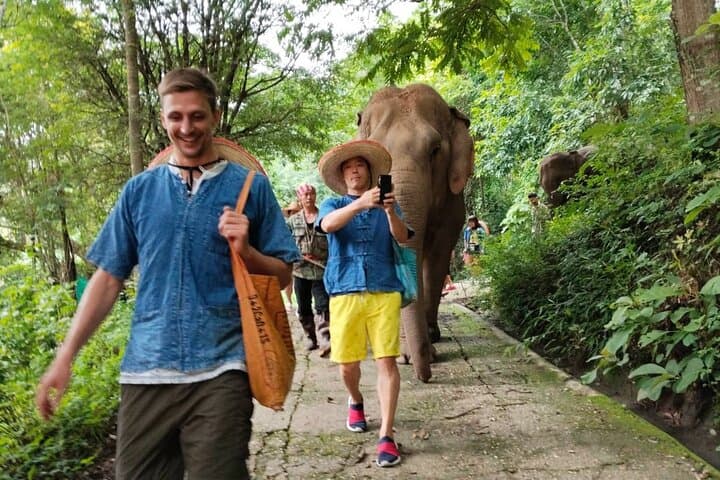 Ethical Elephant Encounter and Mae Taeng White Water Rafting Day Trip photo 5