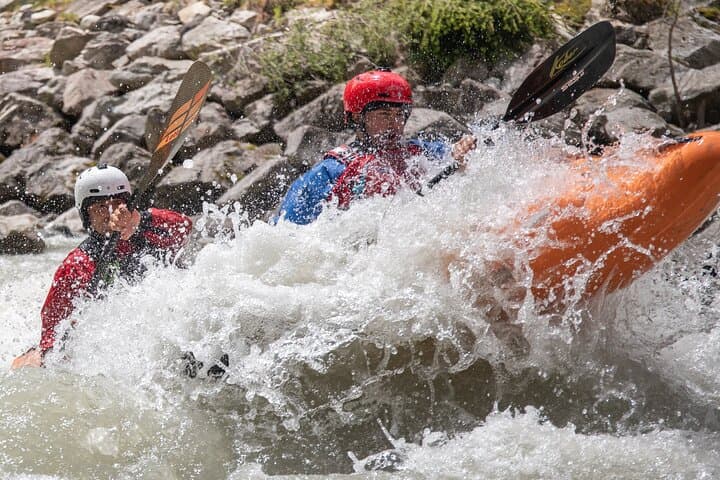 Tandem Kayak Imster Gorge: Whitewater Run from Oetz with Pro Guide