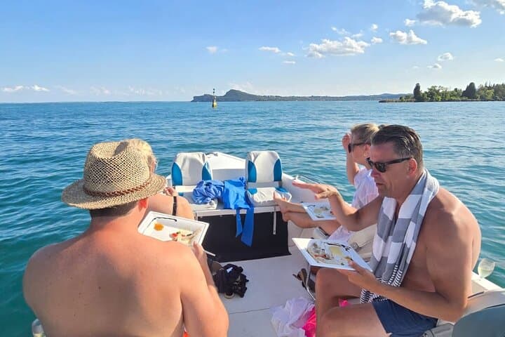 Sunset Wine & Fish Tasting Cruise on Lake Garda