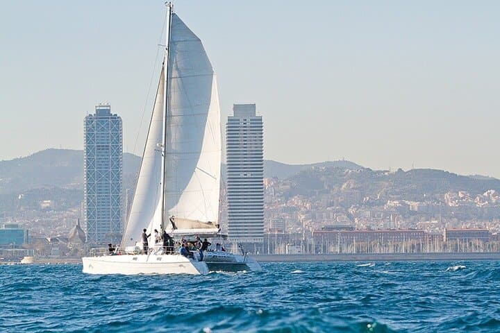 Barcelona Catamaran Cruise: 90-Minute Shared Sail with Swimming and Paddleboarding photo 6