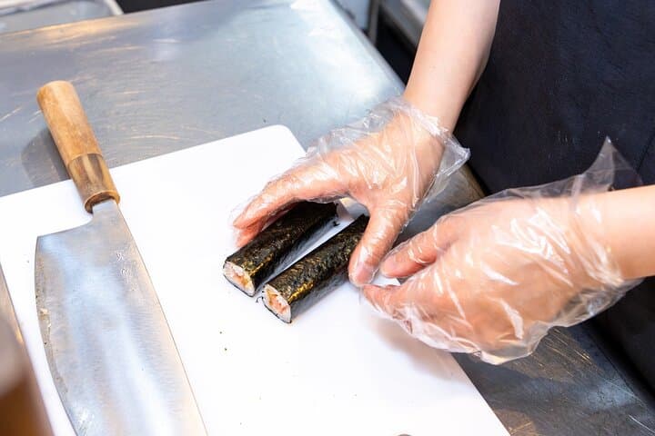 Asakusa to Skytree: Hand-Roll Sushi Class & Historic Asakusa Walking Tour photo 2