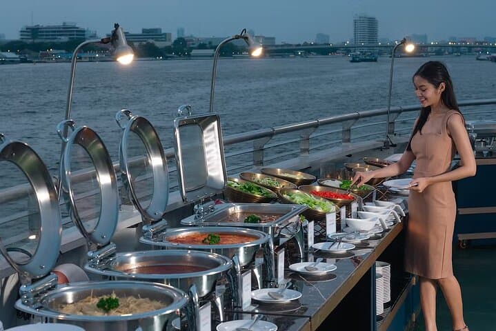 Bangkok Riverside Dinner Cruise: Buffet, Live Music & Chao Phraya Night Views photo 4