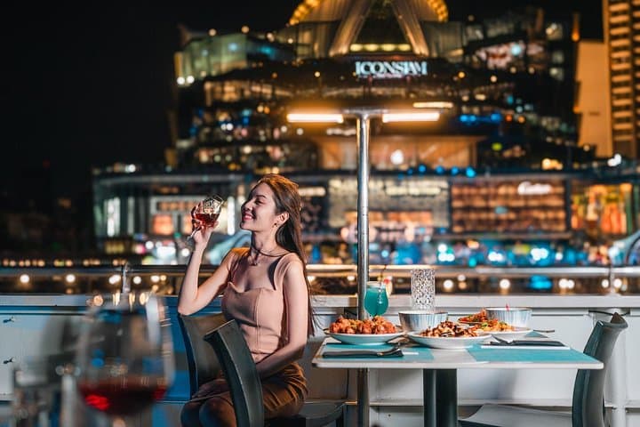 Bangkok Sunset Dinner Cruise on the Chao Phraya: Gourmet River Views and Nighttime Landmarks photo 1