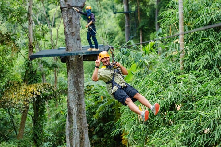Phuket Zipline and ATV Jungle Adventure: Canopy Zips, Off‑Road Trails & Big Buddha Combo photo 1