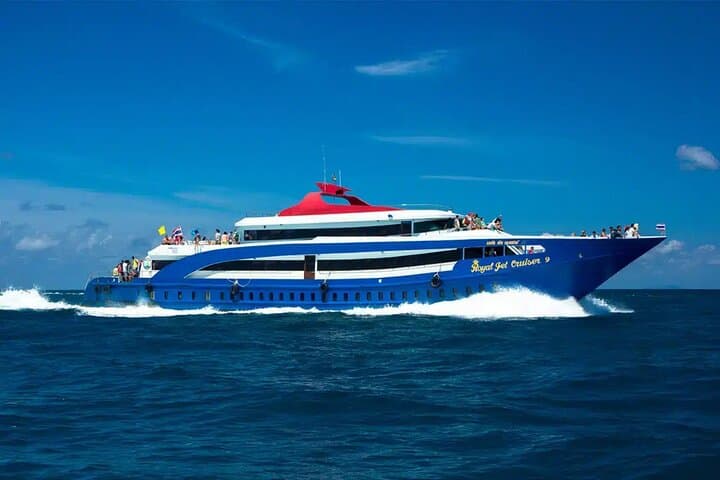 Phi Phi Islands Day Cruise from Phuket: Royal Jet Cruiser Full-Day Snorkel & Sightseeing photo 2